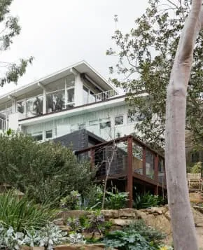 Home surrounded by bush