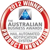Product Innovation (hail-warning system) — Australian Business Awards