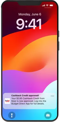 Receive Notifications screen