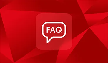 FAQ message bubble icon graphic