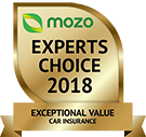 MOZO's Experts Choice 2018 - Exceptional Value Car Insurance MOZO's Experts Choice 2018 - Exceptional Value Car Insurance