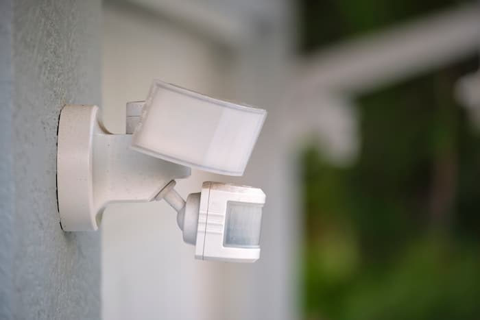 An outdoor motion sensor and light detector