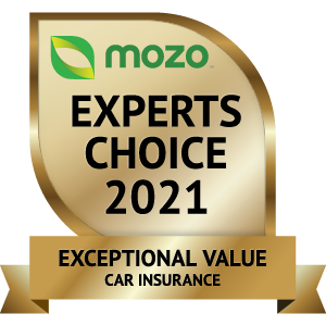 Mozo Experts Choice 2021 - Exceptional Value Car Insurance