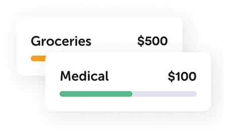 Example of Money Manager spending categories