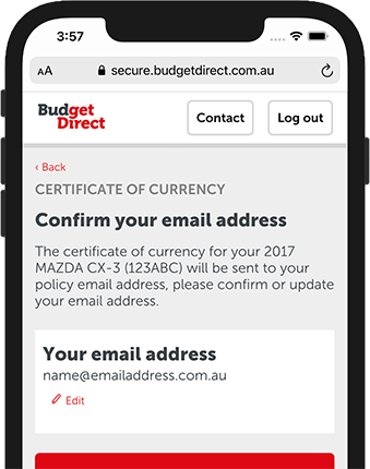 Confirm your email address