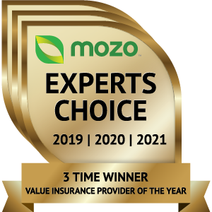 Mozo Experts Choice 2019–2021 - 3 Time Winner - Value Insurance Provider of the Year
