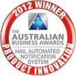 Australian Business Awards - Most Innovative Product Budget Directs Hail Hero 2012 Australian Business Awards - Most Innovative Product Budget Directs Hail Hero 2012